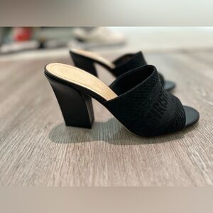Dior Women's Black Dway Heeled Mules